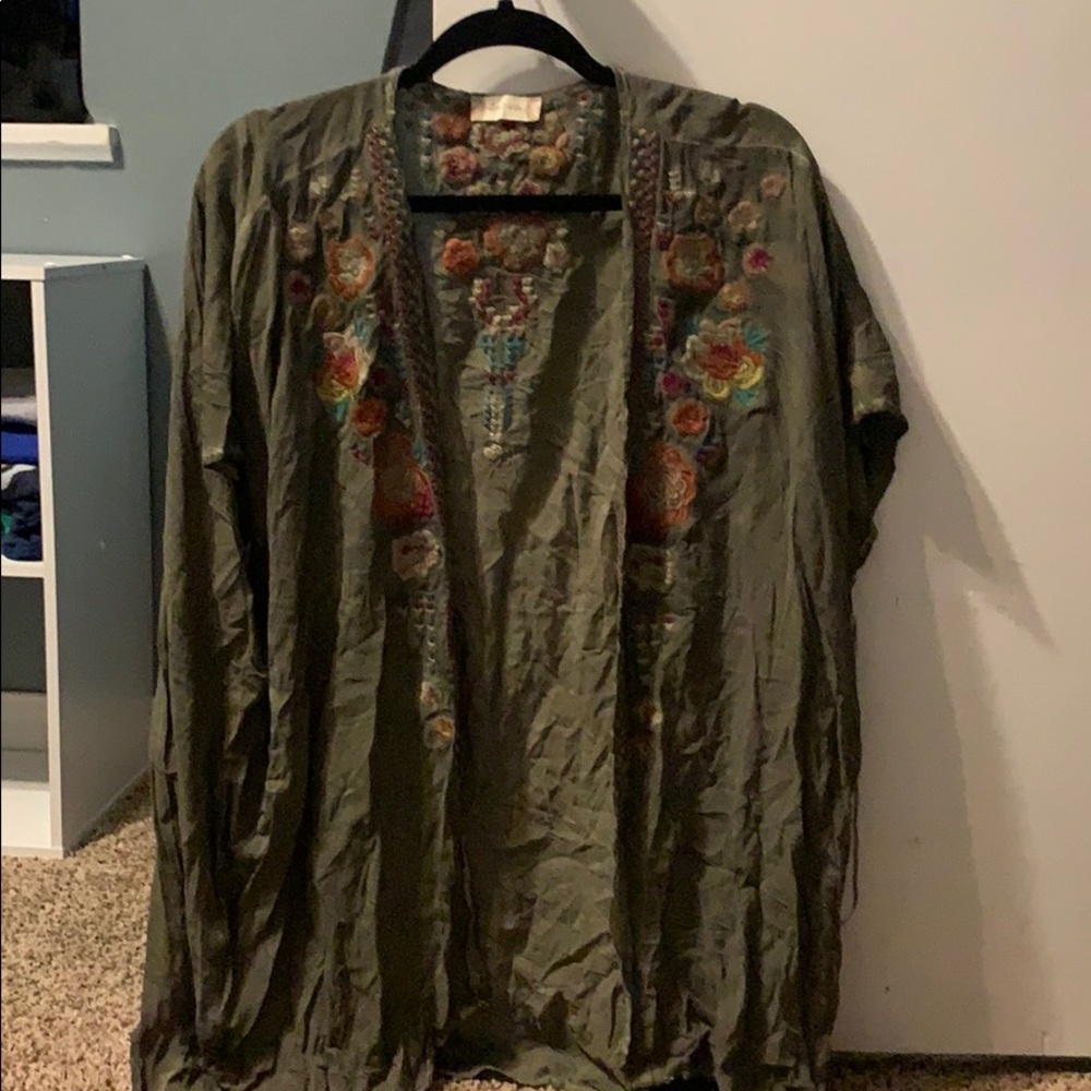 Sage green kimono